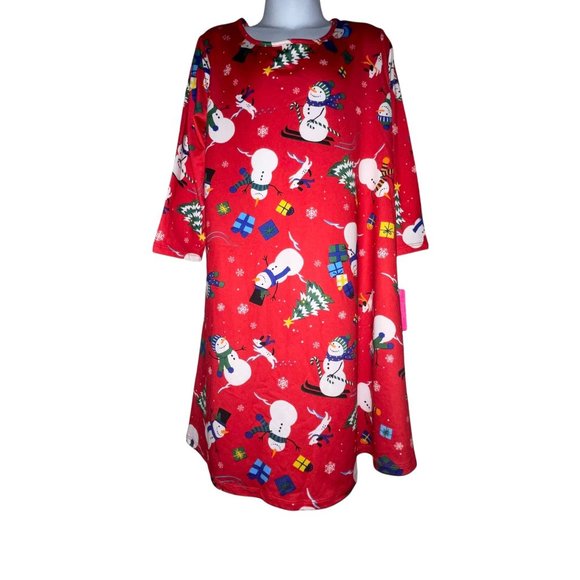 NWT Iz Byer Girl Black Comfy Lightweight Christmas Holiday Party Dress M 10-12 - Picture 1 of 8